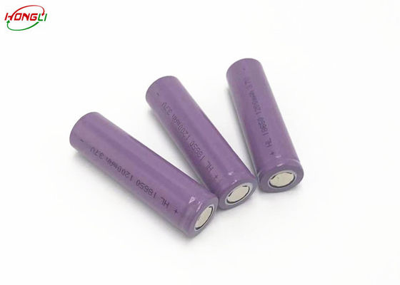 UL Certified 1200mah Lithium Ion Battery, 3.7 Volt Lithium Ion Battery ICR18650 Dengan BIS